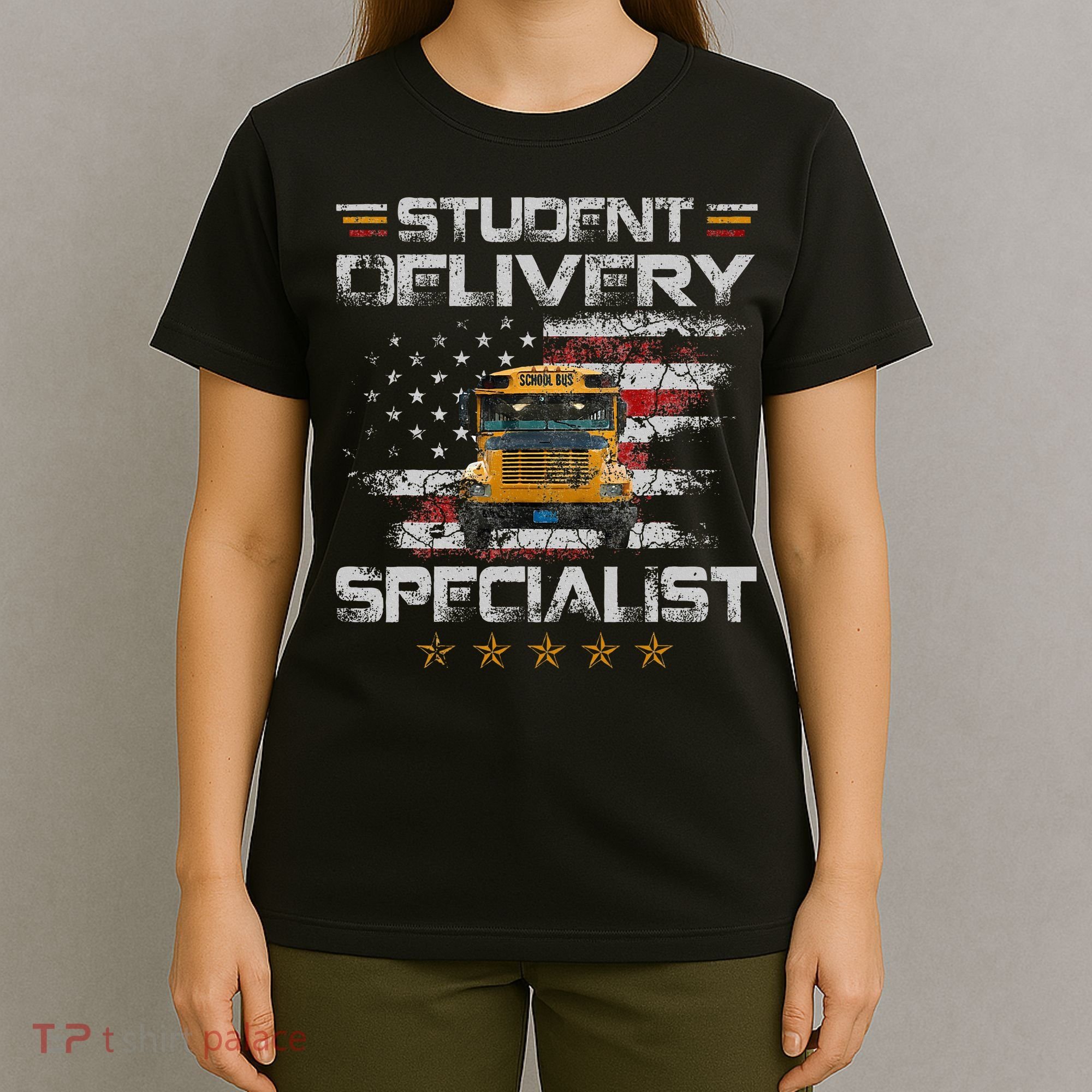 Student Delivery Specialist Funny School Bus Driver T-Shirt