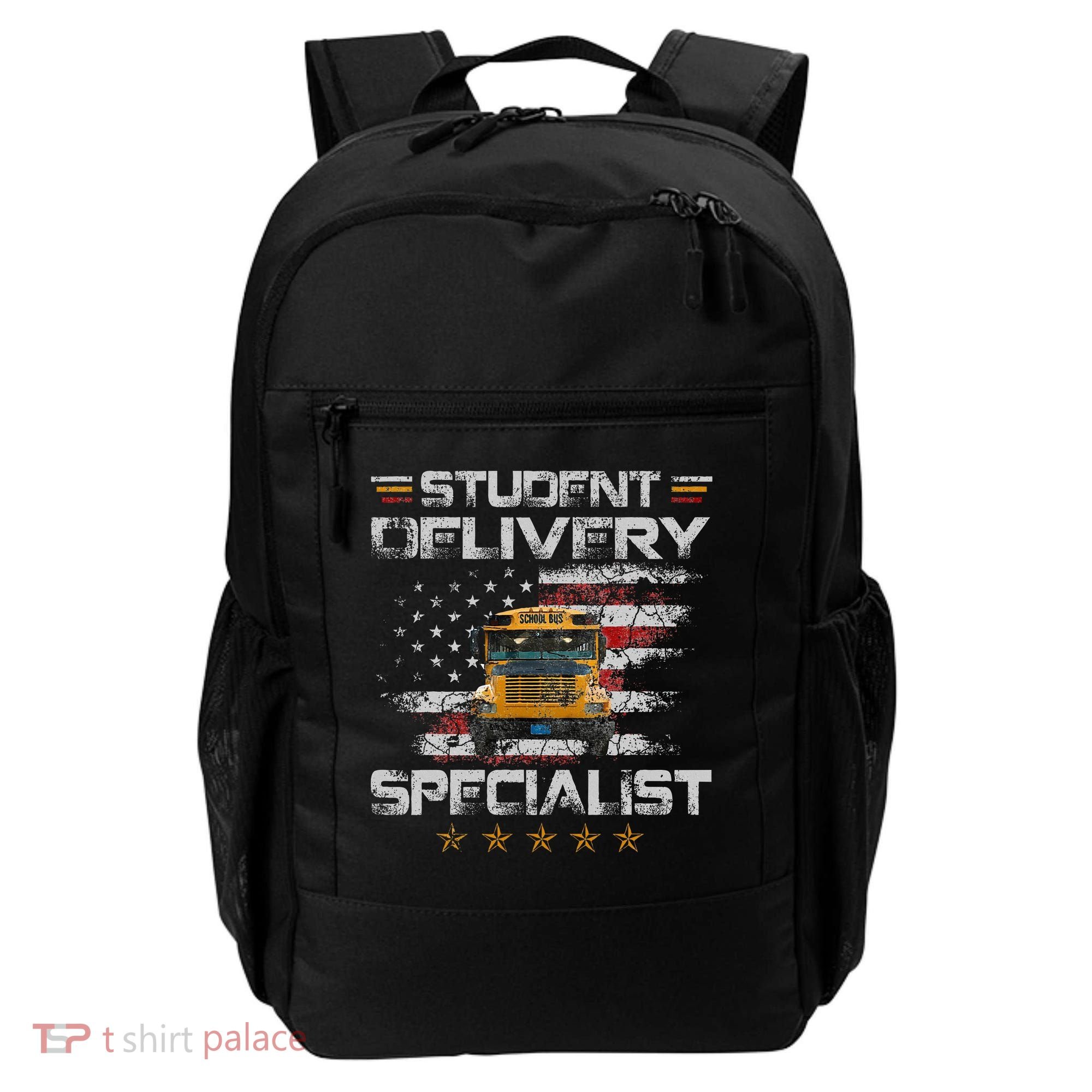Student Delivery Specialist Funny School Bus Driver Backpack