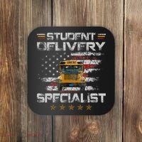 Student Delivery Specialist Funny School Bus Driver Coaster thumb 0