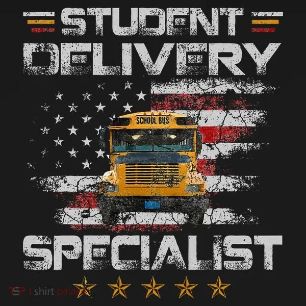 Student Delivery Specialist Funny School Bus Driver Women's Hoodie