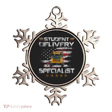 Student Delivery Specialist Funny School Bus Driver Ornament