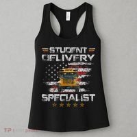 Student Delivery Specialist Funny School Bus Driver Women's Tank Top thumb 3