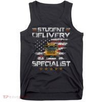 Student Delivery Specialist Funny School Bus Driver Tank Top thumb 0