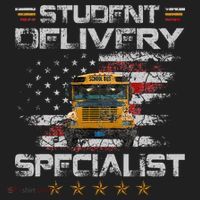 Student Delivery Specialist Funny School Bus Driver Golf Towel thumb 3