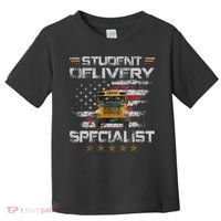Student Delivery Specialist Funny School Bus Driver Toddler T-Shirt thumb 0