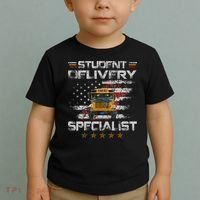 Student Delivery Specialist Funny School Bus Driver Toddler T-Shirt thumb 2