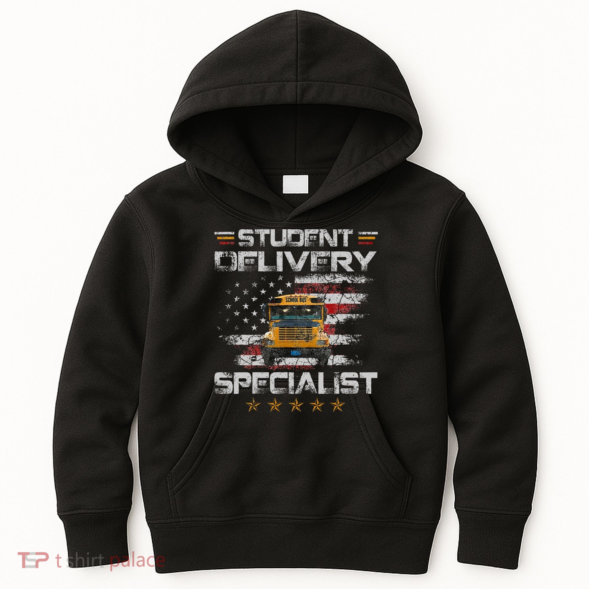 Student Delivery Specialist Funny School Bus Driver Kids Hoodie