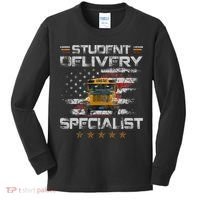 Student Delivery Specialist Funny School Bus Driver Kids Long Sleeve Shirt thumb 0