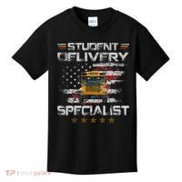 Student Delivery Specialist Funny School Bus Driver Kids T-Shirt thumb 0