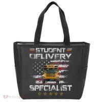 Student Delivery Specialist Funny School Bus Driver Tote Bag thumb 0