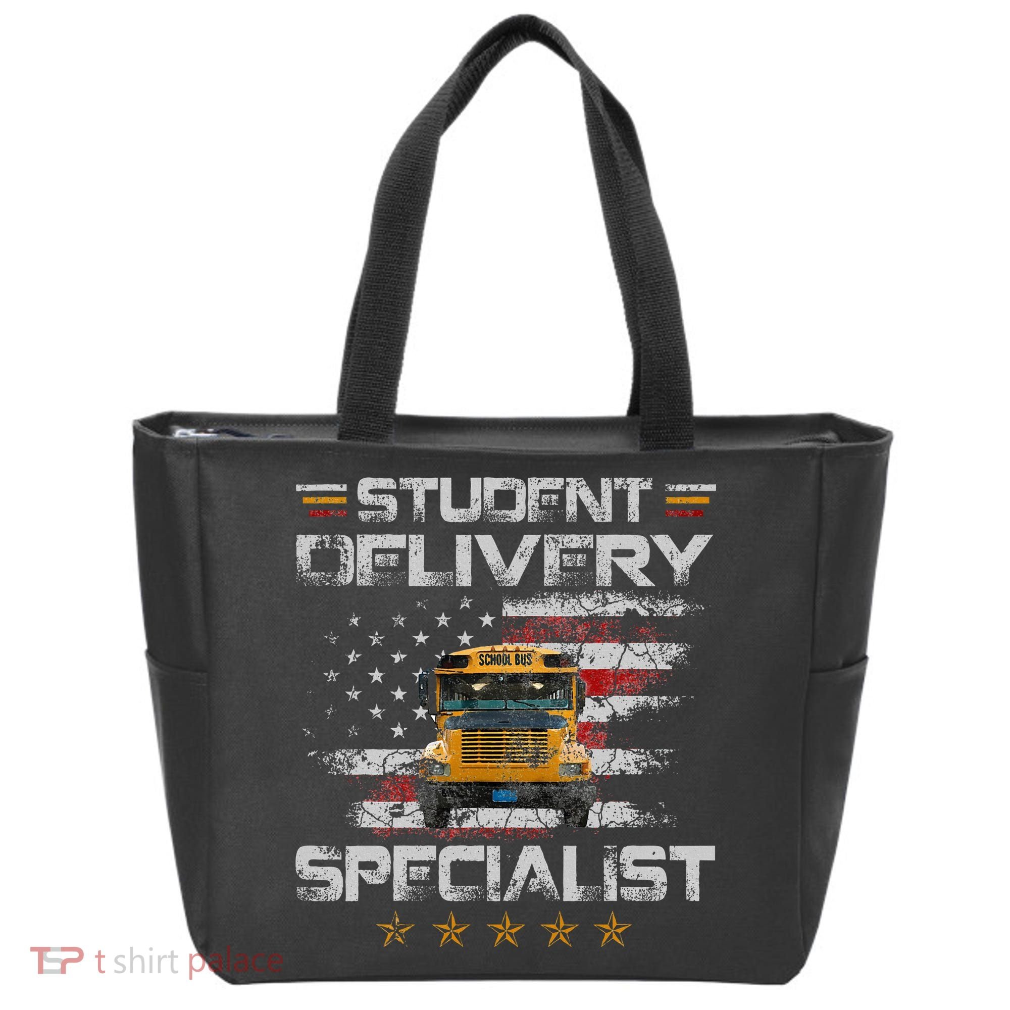 Student Delivery Specialist Funny School Bus Driver Tote Bag