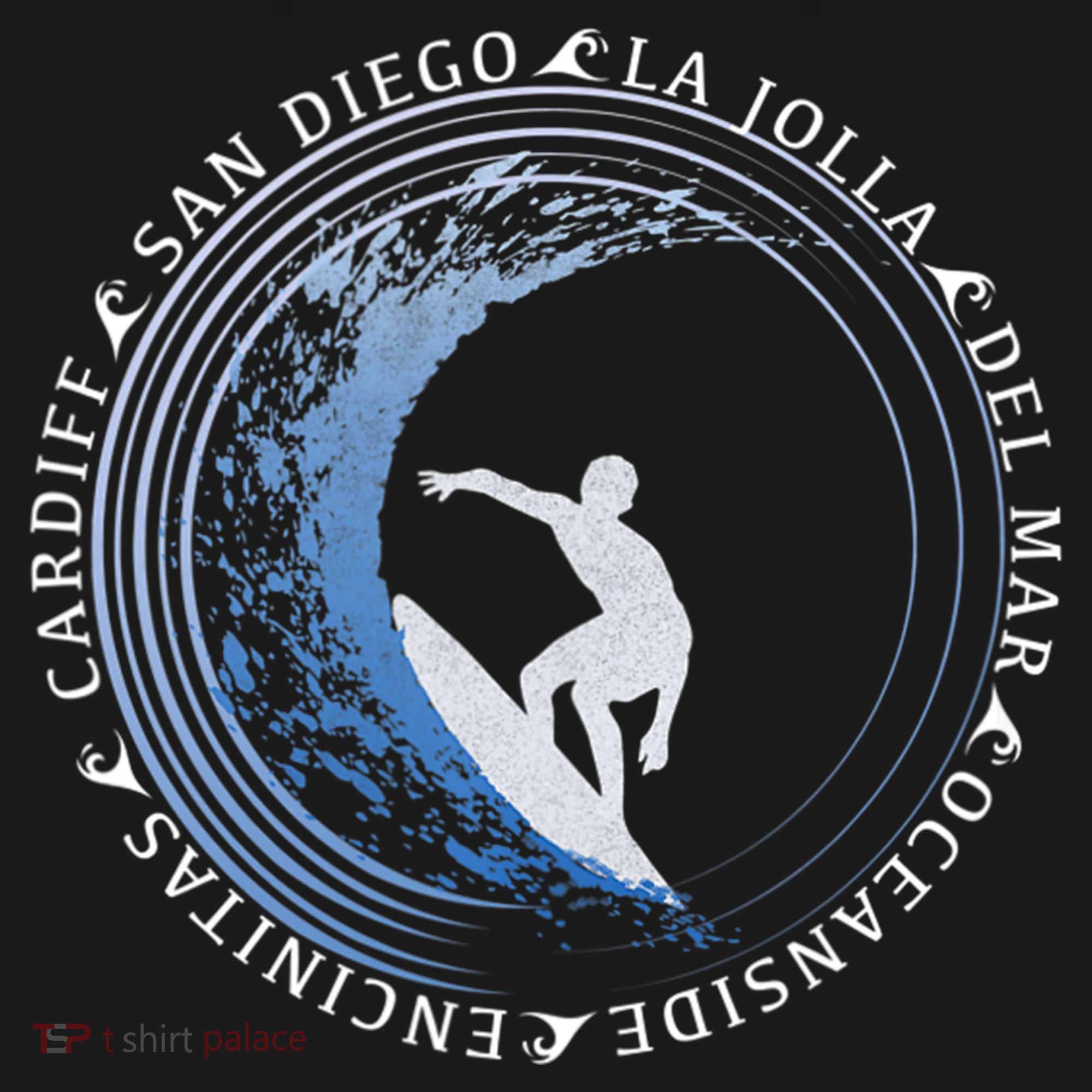 San Diego Surf Shirt / San Diego Beach Gift Backpack