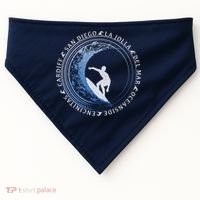 San Diego Surf Shirt / San Diego Beach Gift USA-Made Doggie Bandana thumb 0