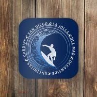 San Diego Surf Shirt / San Diego Beach Gift Coaster thumb 0