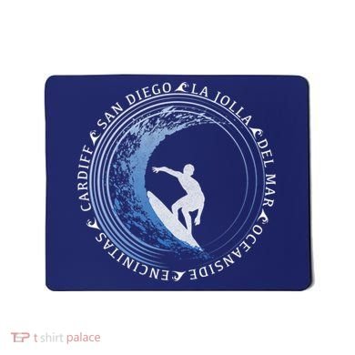 San Diego Surf Shirt / San Diego Beach Gift Mousepad