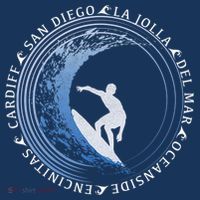 San Diego Surf Shirt / San Diego Beach Gift Mousepad thumb 1