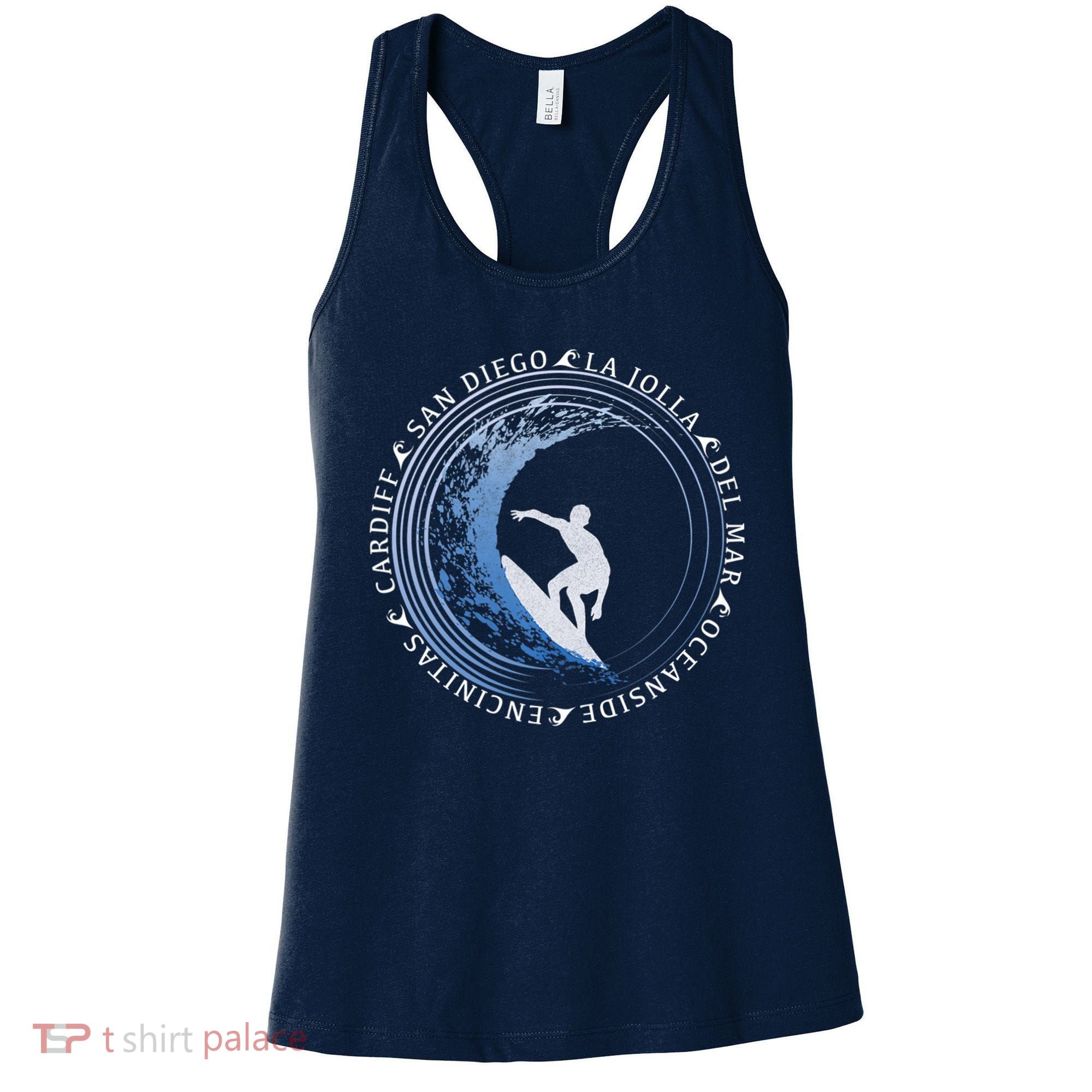 San Diego Surf Shirt / San Diego Beach Gift Women's Tank Top