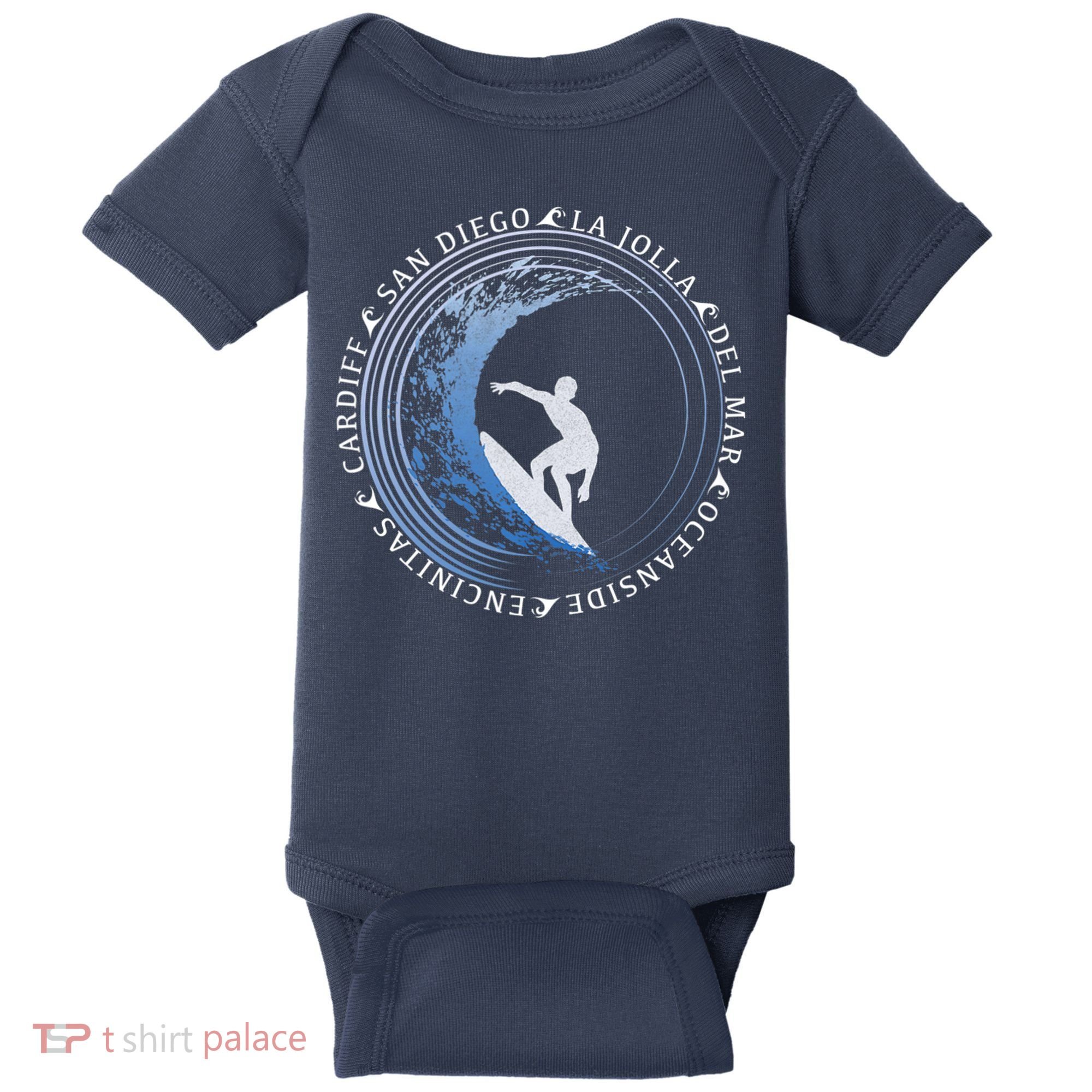 San Diego Surf Shirt / San Diego Beach Gift Baby Bodysuit
