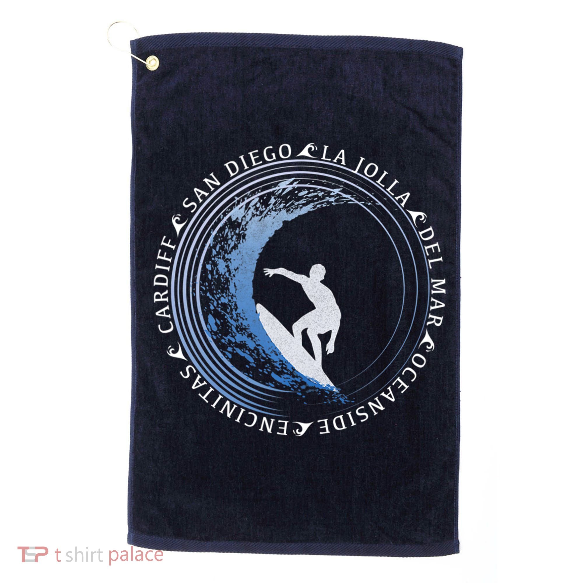 San Diego Surf Shirt / San Diego Beach Gift Golf Towel