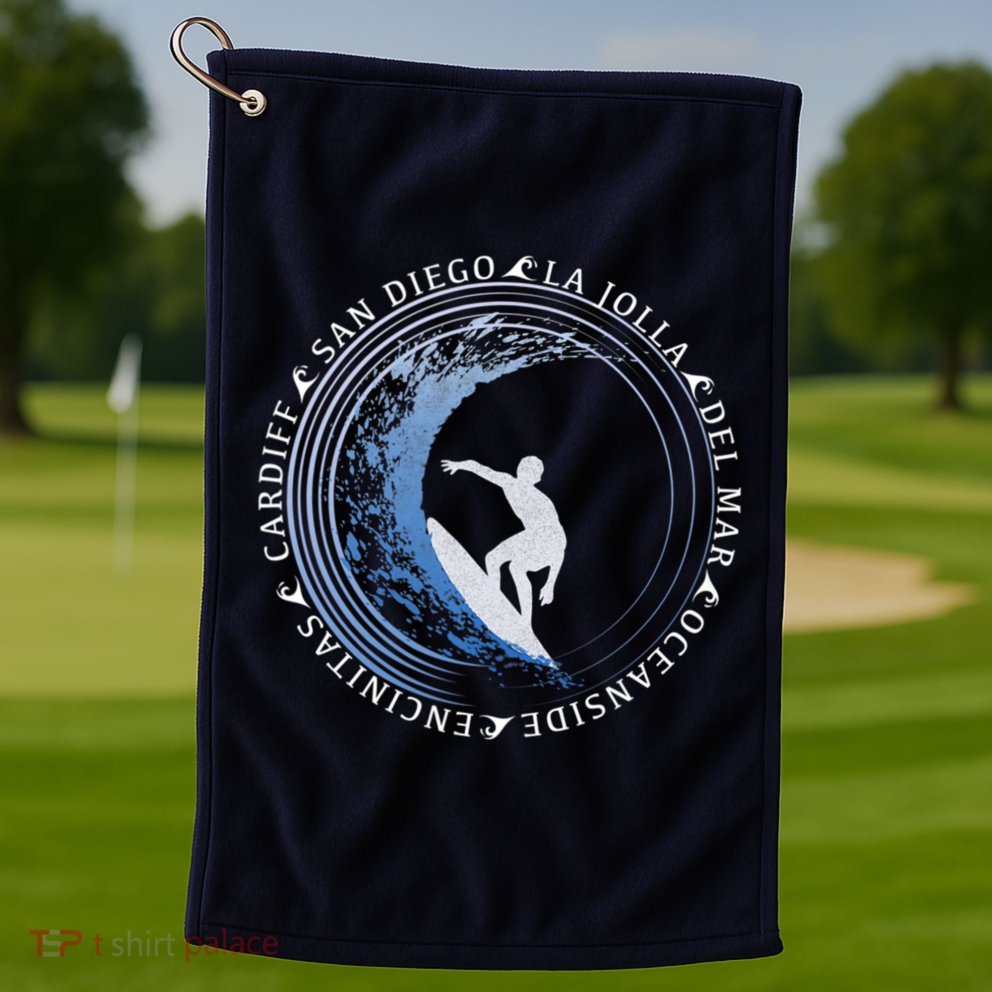 San Diego Surf Shirt / San Diego Beach Gift Golf Towel