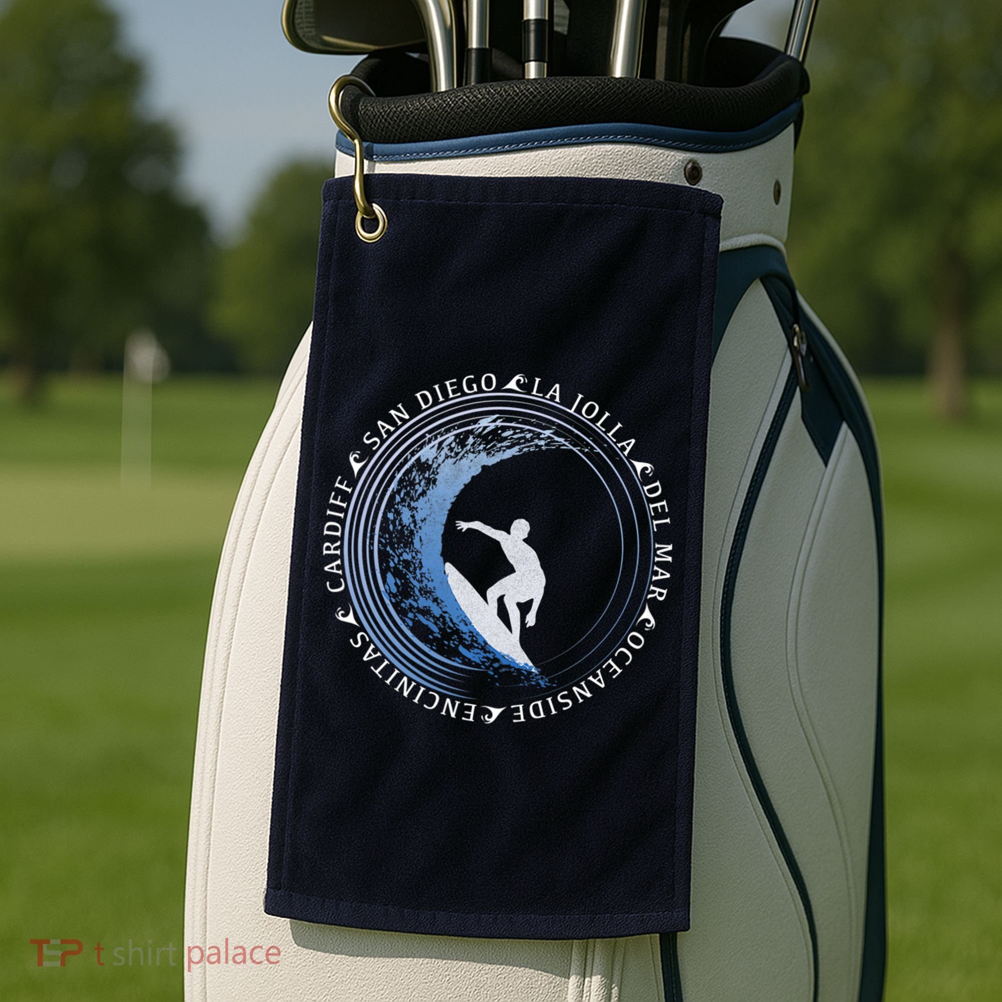 San Diego Surf Shirt / San Diego Beach Gift Golf Towel