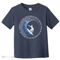 San Diego Surf Shirt / San Diego Beach Gift Toddler T-Shirt thumb 0