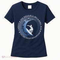 San Diego Surf Shirt / San Diego Beach Gift Women's T-Shirt thumb 0