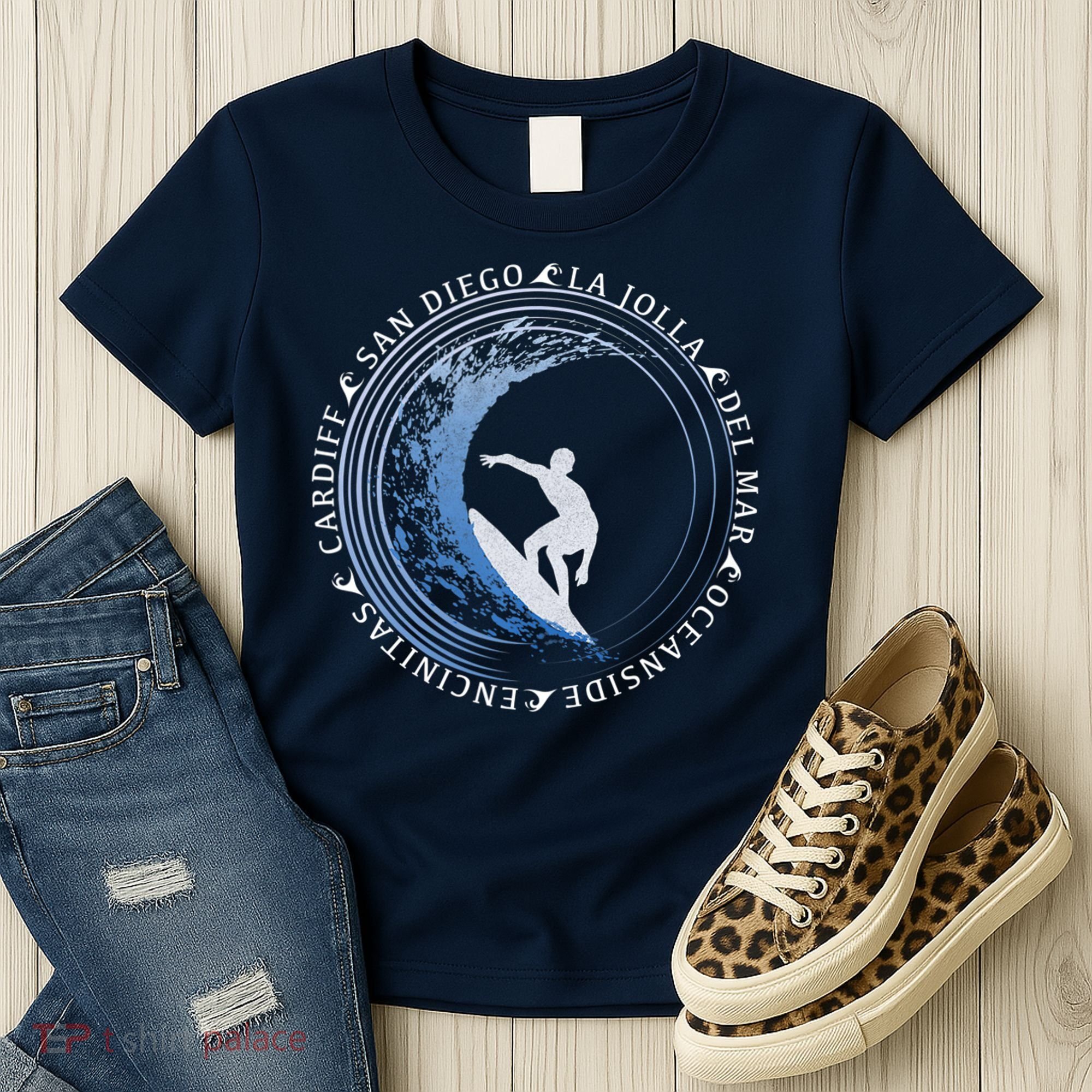 San Diego Surf Shirt / San Diego Beach Gift Women's T-Shirt