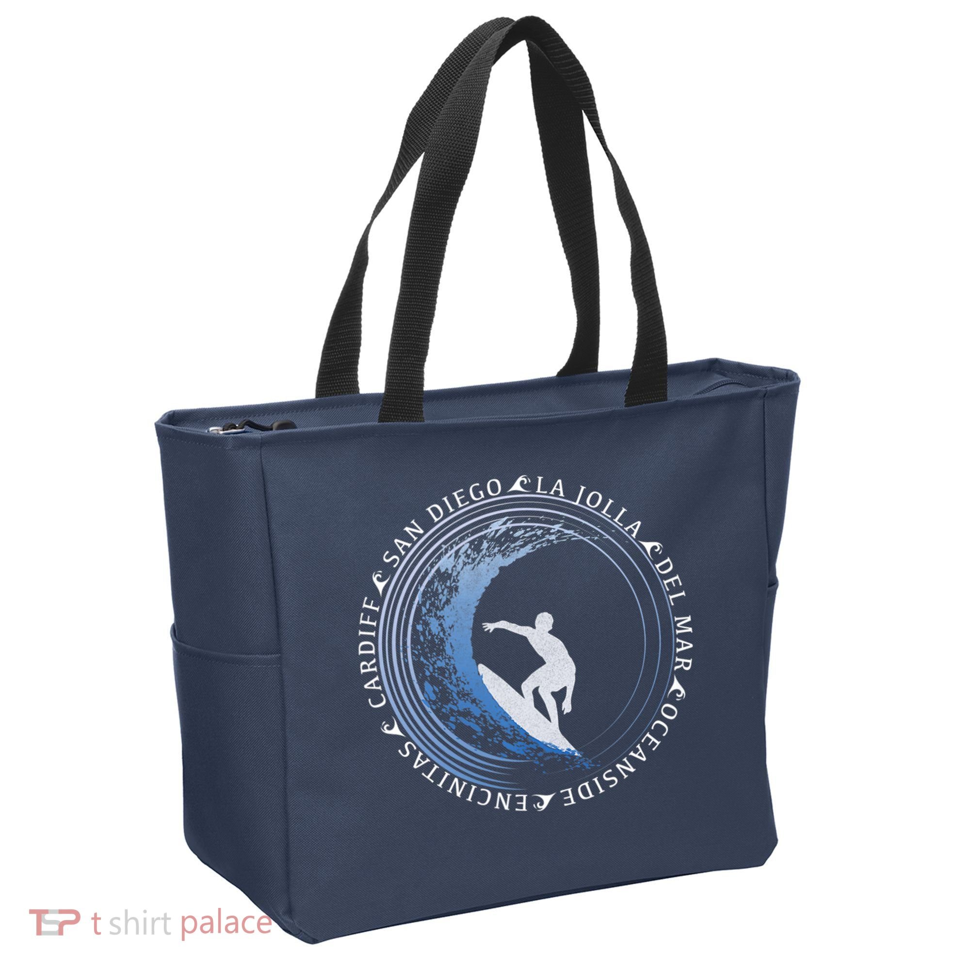 San Diego Surf Shirt / San Diego Beach Gift Tote Bag