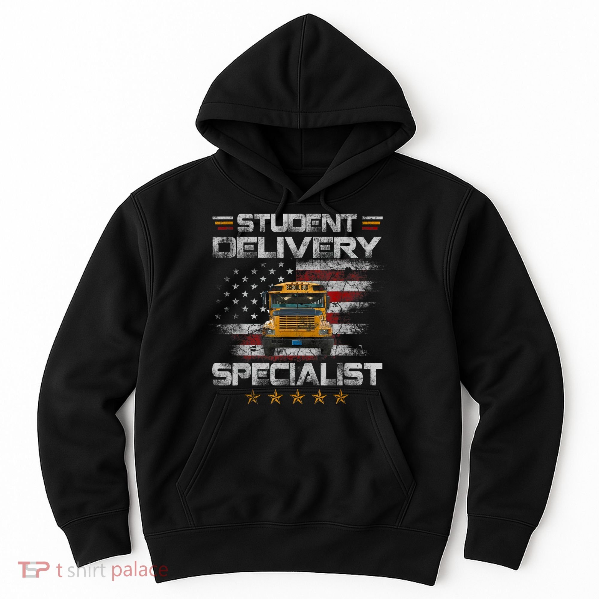 Student Delivery Specialist Funny School Bus Driver Men Hoodie