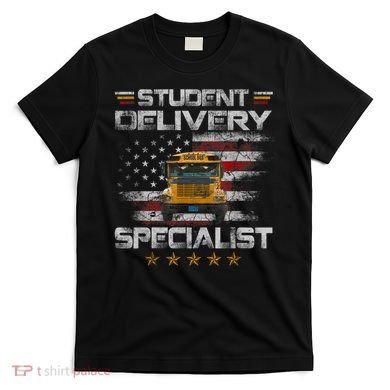 Student Delivery Specialist Funny School Bus Driver Men T-Shirt