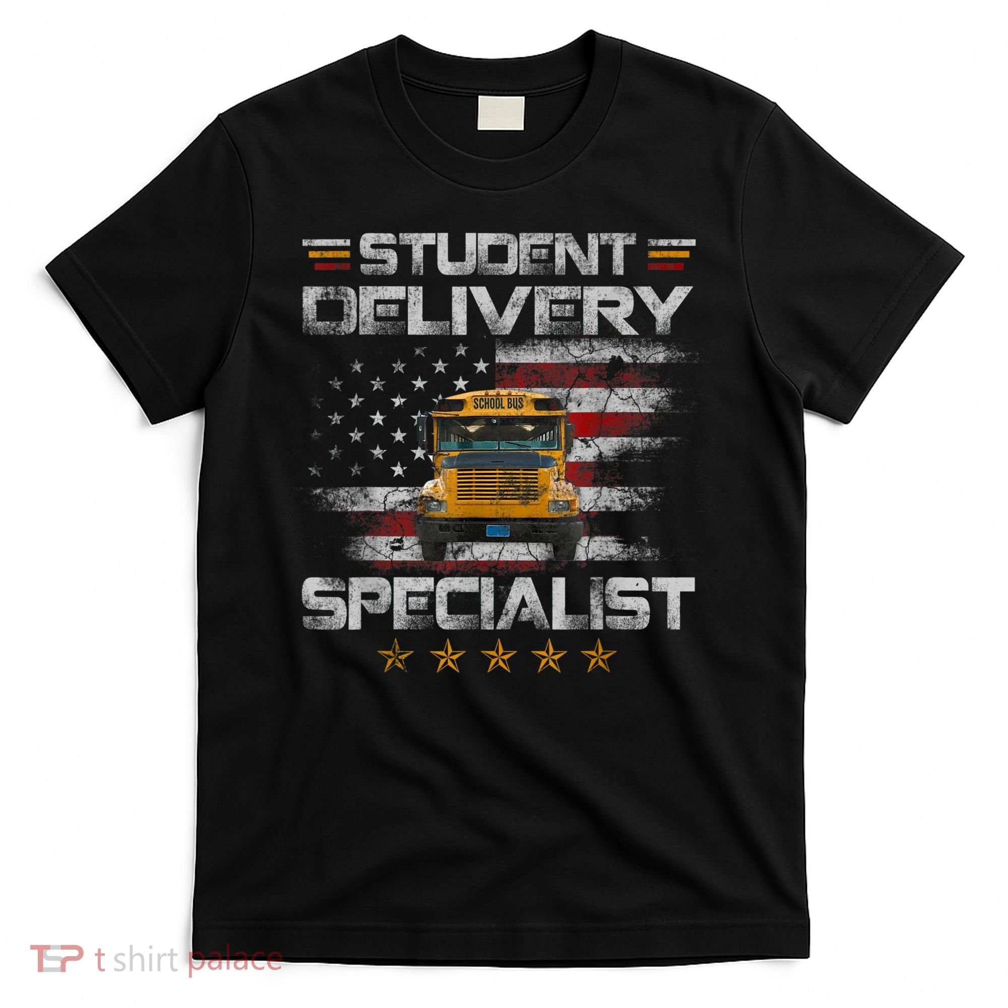 Student Delivery Specialist Funny School Bus Driver Men T-Shirt