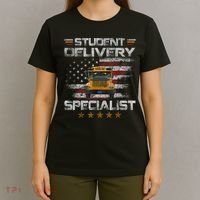 Student Delivery Specialist Funny School Bus Driver Men T-Shirt thumb 4