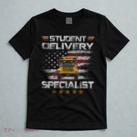 Student Delivery Specialist Funny School Bus Driver Men T-Shirt thumb 5