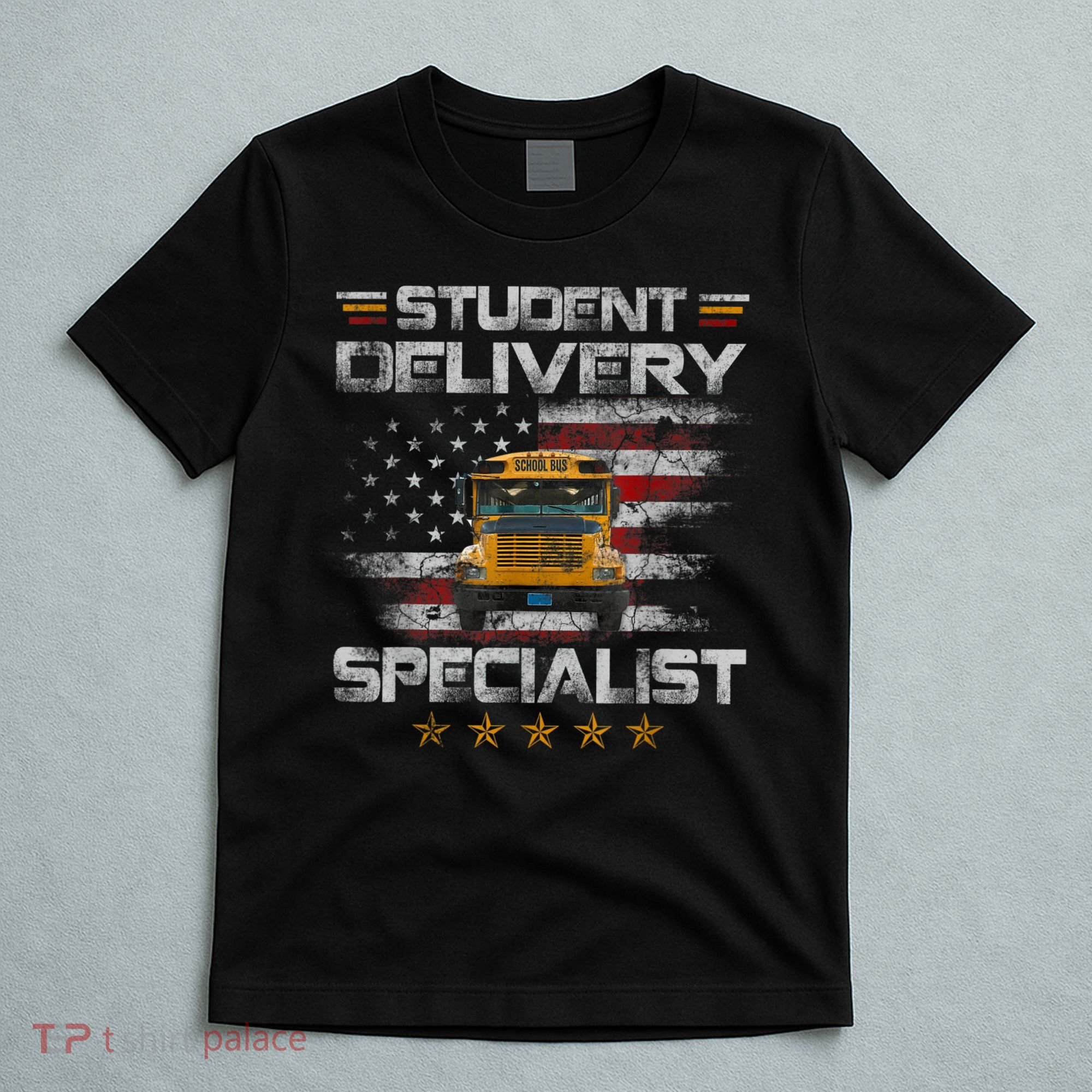 Student Delivery Specialist Funny School Bus Driver Men T-Shirt