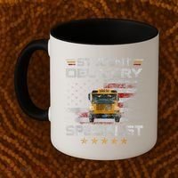 Student Delivery Specialist Funny School Bus Driver Men Coffee Mug thumb 2