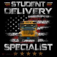 Student Delivery Specialist Funny School Bus Driver Men Women's Hoodie thumb 2