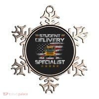 Student Delivery Specialist Funny School Bus Driver Men Ornament thumb 0