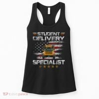 Student Delivery Specialist Funny School Bus Driver Men Women's Tank Top thumb 0