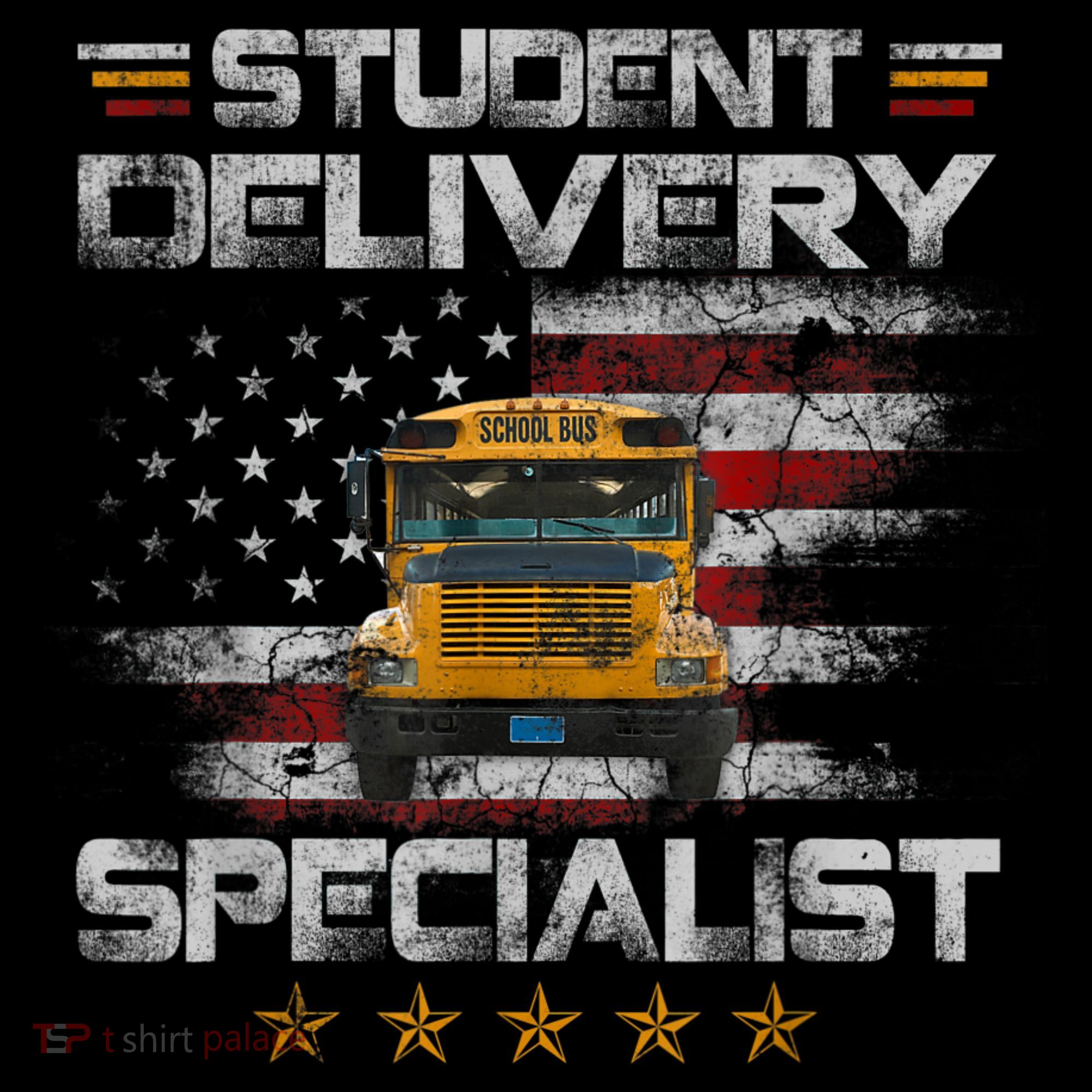 Student Delivery Specialist Funny School Bus Driver Men Women's Tank Top