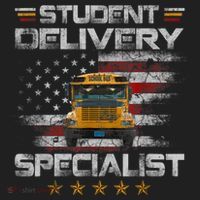 Student Delivery Specialist Funny School Bus Driver Men Hat thumb 2