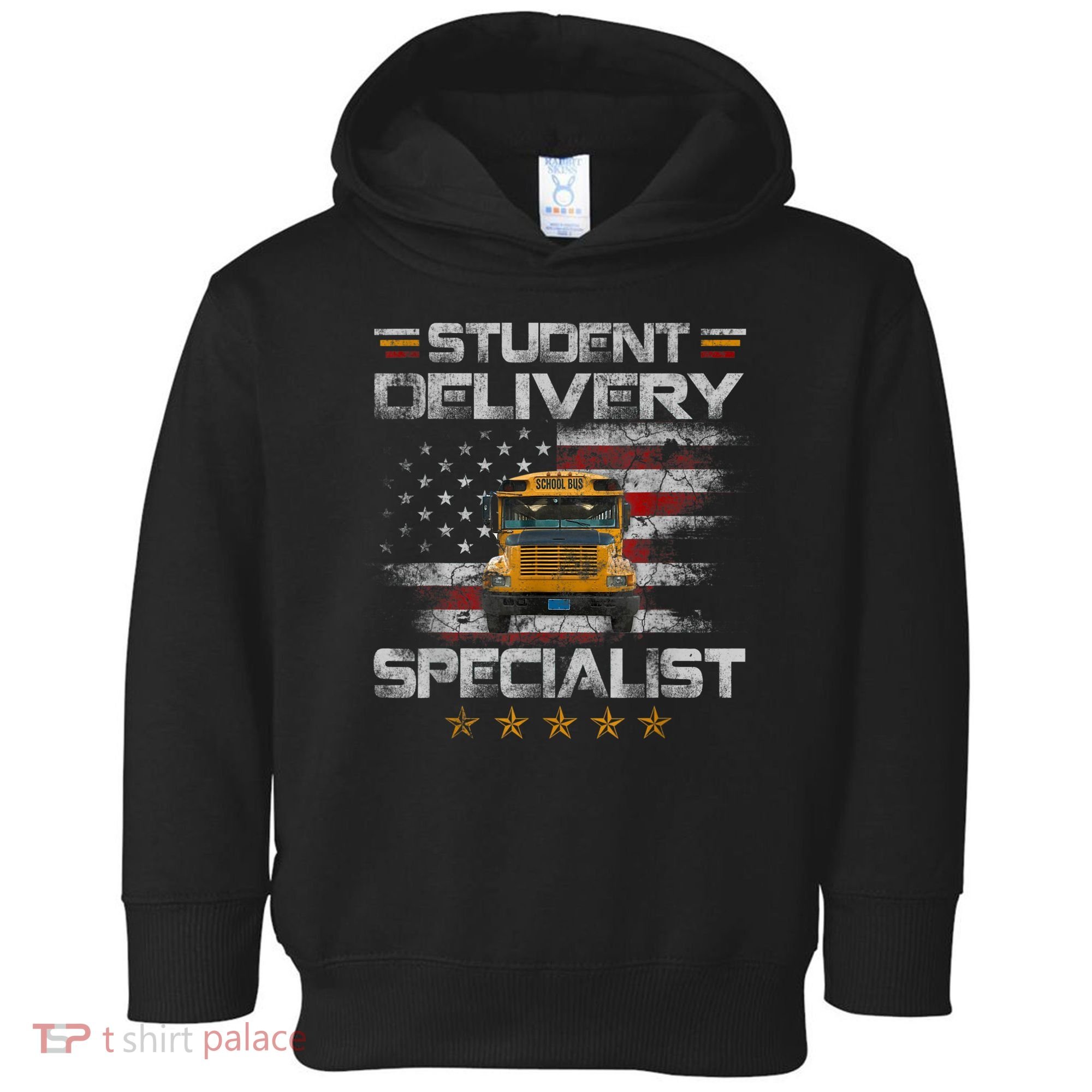 Student Delivery Specialist Funny School Bus Driver Men Toddler Hoodie