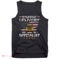 Student Delivery Specialist Funny School Bus Driver Men Tank Top thumb 0