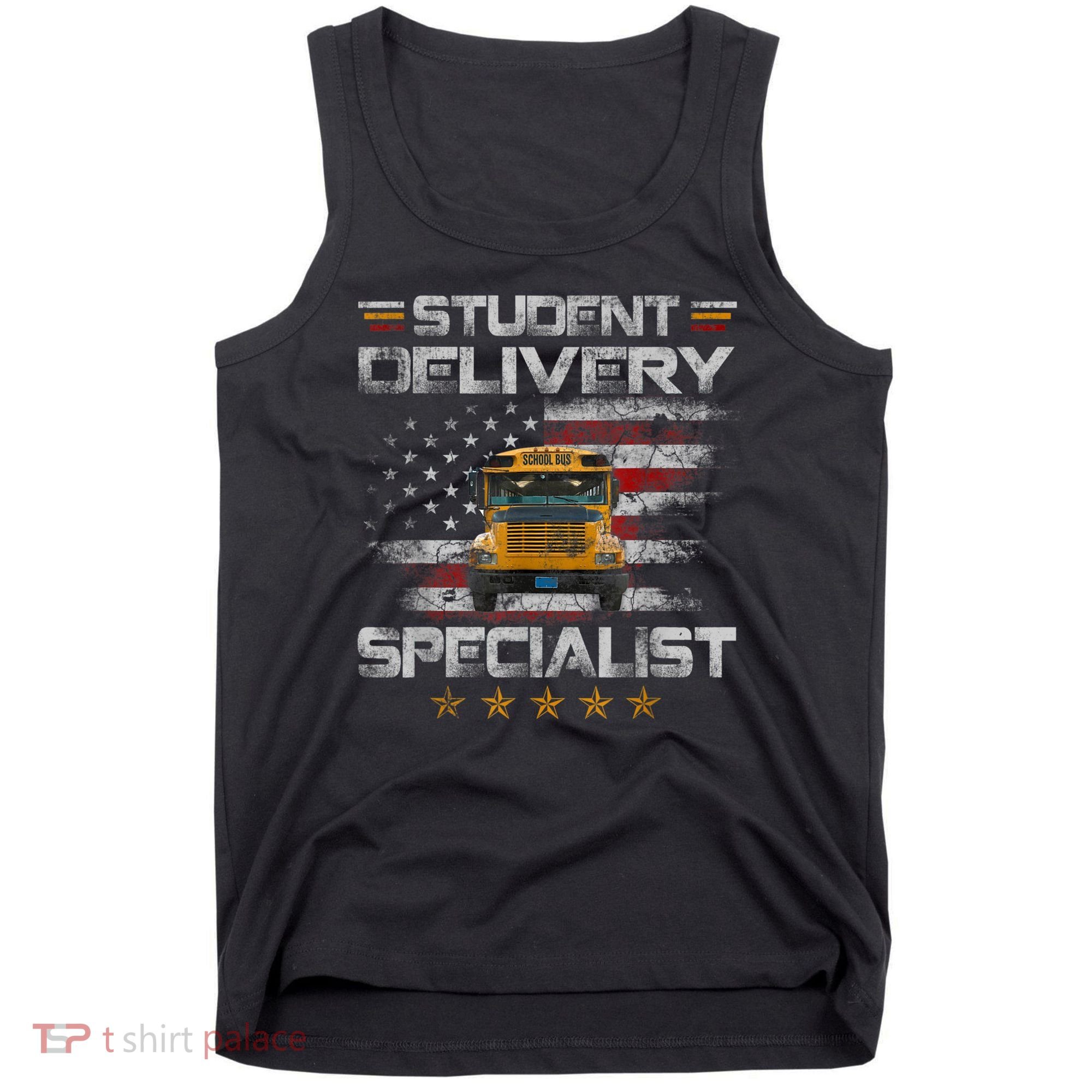 Student Delivery Specialist Funny School Bus Driver Men Tank Top