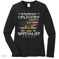 Student Delivery Specialist Funny School Bus Driver Men Women's Long Sleeve Shirt thumb 0