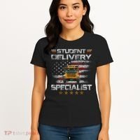 Student Delivery Specialist Funny School Bus Driver Men Women's T-Shirt thumb 4