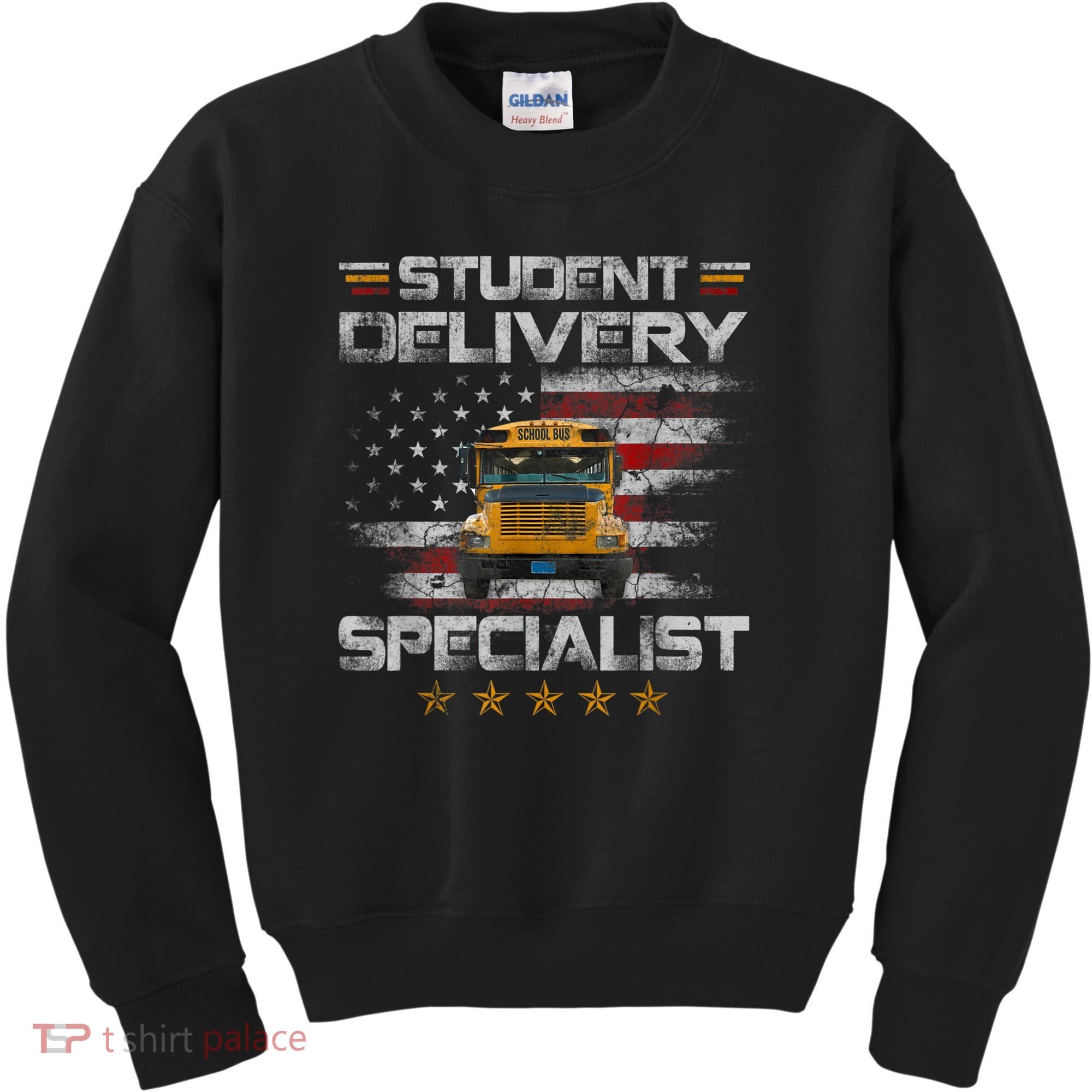Student Delivery Specialist Funny School Bus Driver Men Kids Sweatshirt