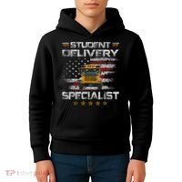 Student Delivery Specialist Funny School Bus Driver Men Kids Hoodie thumb 4