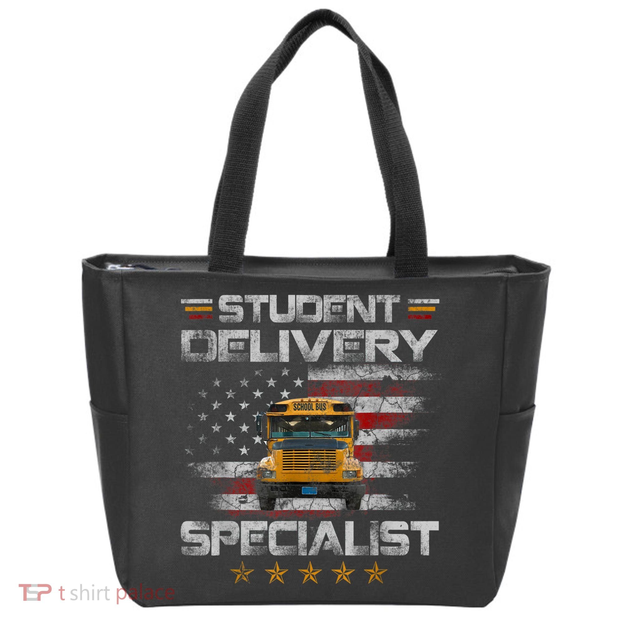 Student Delivery Specialist Funny School Bus Driver Men Tote Bag