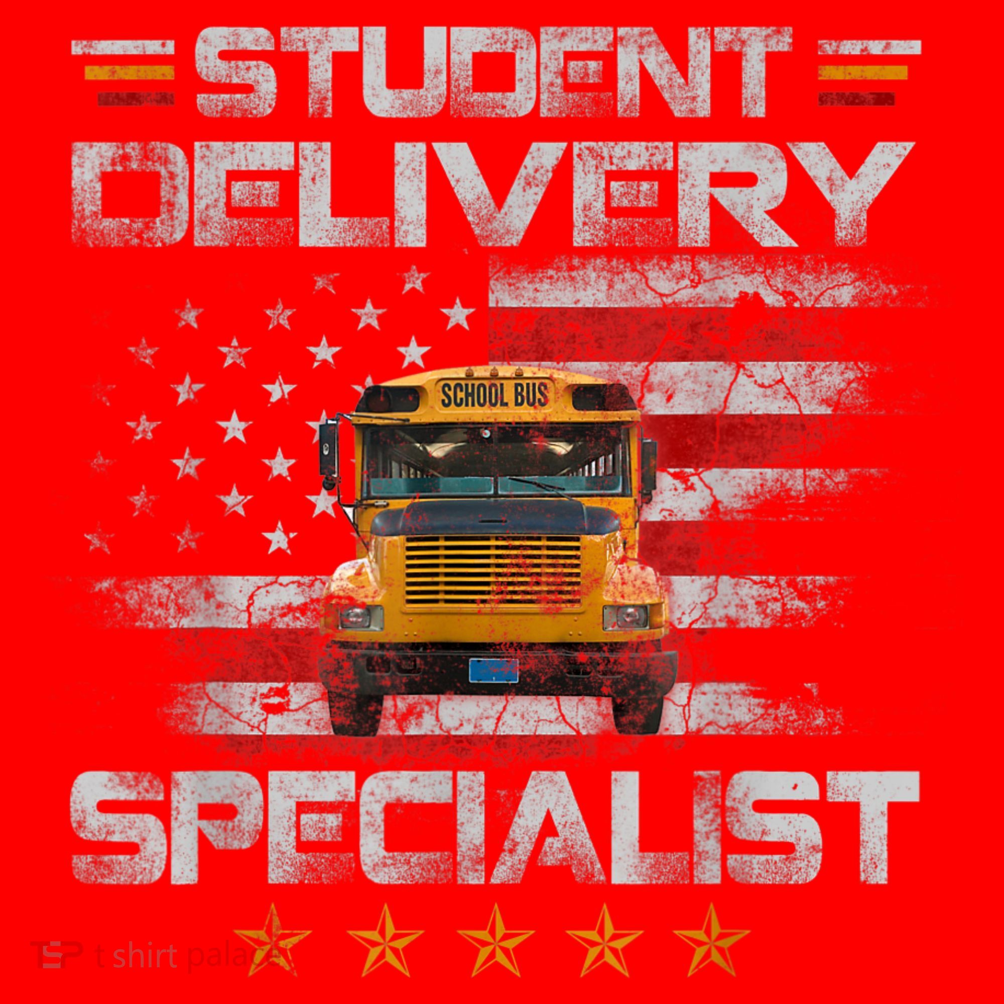 Student Delivery Specialist Funny School Bus Driver Men Santa Hat